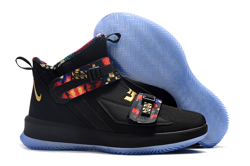 Nike LeBron Soldier 13 Black Rainbow Shoes